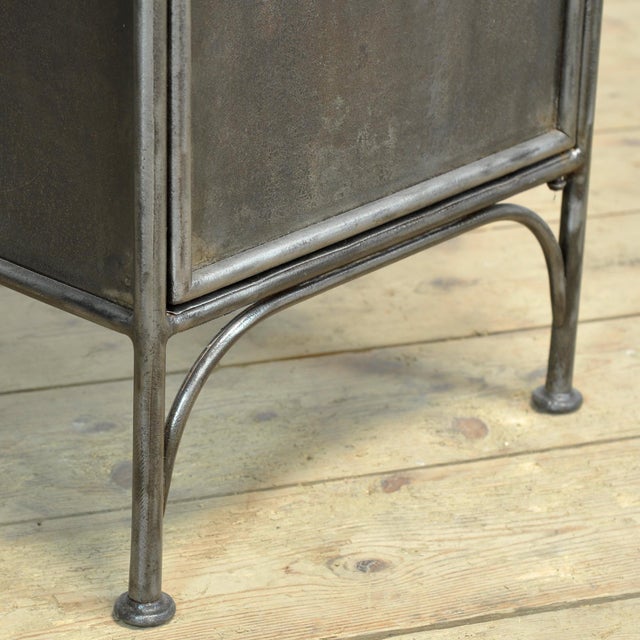 Antique Iron Bedside Table, 1910s For Sale - Image 11 of 13