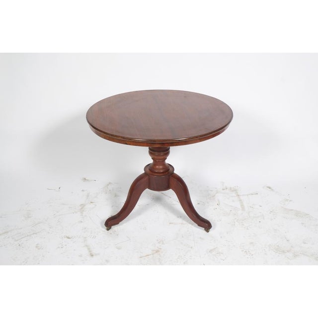 MidCentury Duncan PhyfeStyle Round Mahogany End Table Chairish