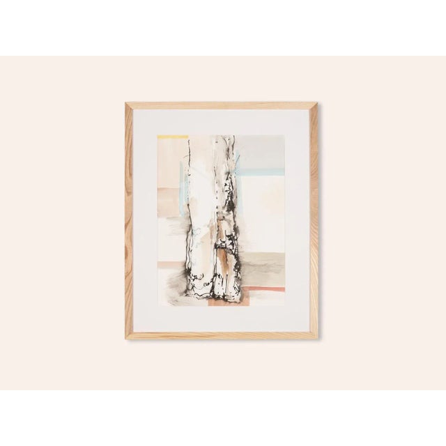 The Birch, Watercolor on Paper, Framed For Sale - Image 10 of 10