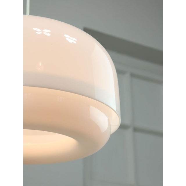 1970s Italian White Medusa Pendant by Luigi Massoni for Guzzini, 1970s For Sale - Image 5 of 18