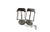 Adjustable Stools in Curved Wood and Chromed Steel from Pedrali, Set of 4 For Sale - Image 10 of 10