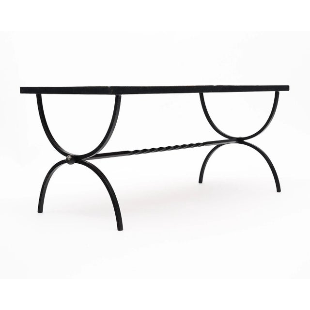 Metal Tiled Coffee Table From Vallauris For Sale - Image 7 of 9