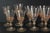 48pc Set of Salviati Murano Italian Art Glass Venetian Stemware & Bowls Forty eight pieces total, Including: Nine red...
