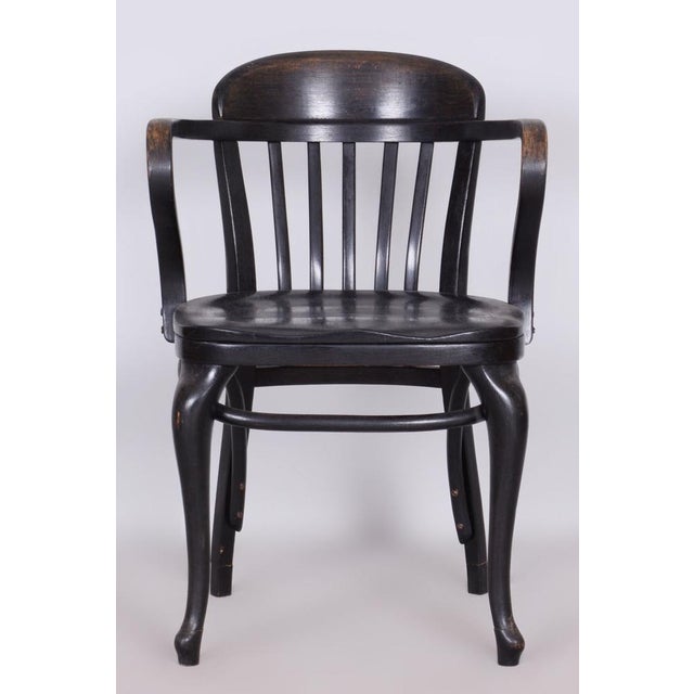 1920s Art Deco Armchair in Beech, Austria, 1920s For Sale - Image 5 of 9