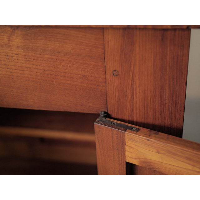 Brown Oak 4-Door Sideboard, France, 1960s For Sale - Image 8 of 18