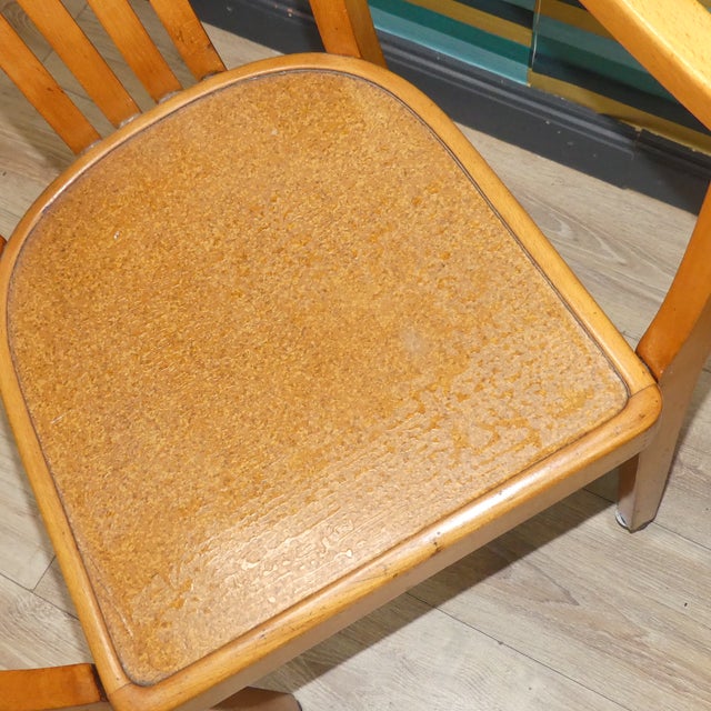 Bauhaus Wooden Desk Armchair in the style of Gropius, 1940s-1950s For Sale - Image 13 of 14