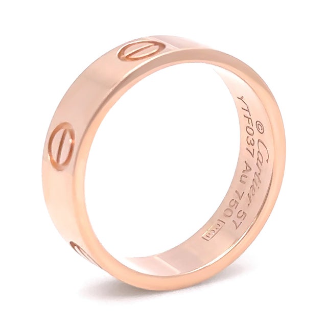 Gold Cartier 18ct Yellow Gold Love Ring 6.34g, Size 8 For Sale - Image 8 of 12