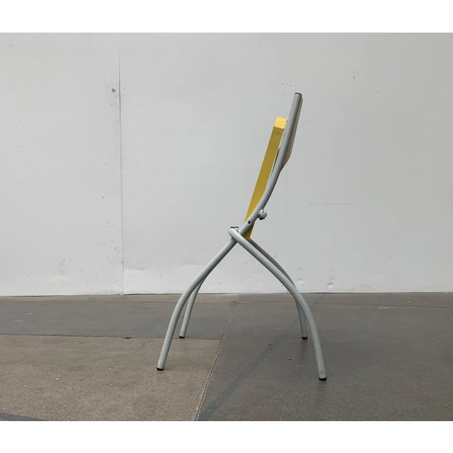Vintage Italian Folding Chair from Fly Line For Sale - Image 14 of 18