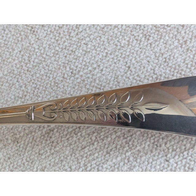 Late 19th Century Gorham "Palm" Sterling Silver Soup Ladle, 1897 For Sale - Image 5 of 17