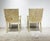 Wood 1980s Karl Springer Goatskin JMF Captains Arm Chairs For Sale - Image 7 of 13