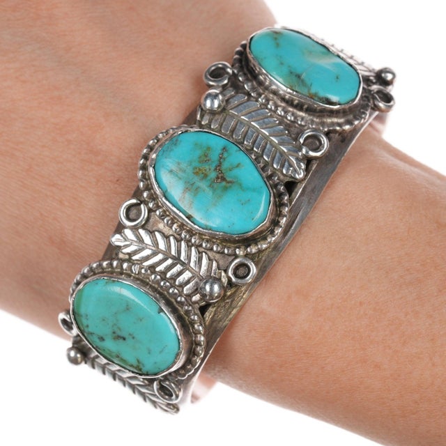 VINTAGE 60s〜70s Navajo Turquoise Bangle 60－70s Navajo Turquoise Bangle