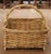 Early 20th Century French Wicker Market Basket With Twisted Handle For Sale In Dallas - Image 6 of 9