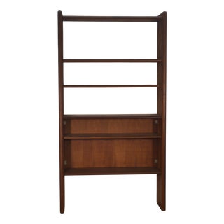 Modernist Elm Shelf by Pierre Chapo for Seltz, 1950s For Sale