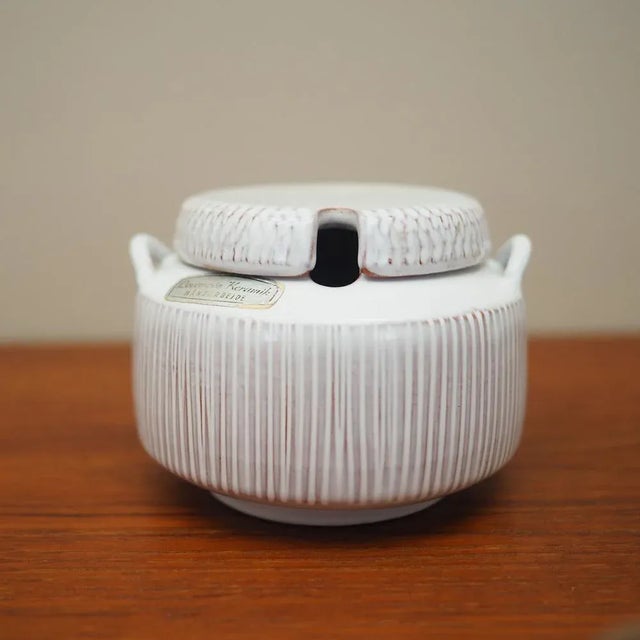 Ceramic Danish Ceramic Sugar Bowl from Løvemose Keramik, 1970s For Sale - Image 7 of 7