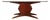 Mahogany and Black Glass Dining Table by Osvaldo Borsani for Fratelli Turri, Italy, 1950s For Sale