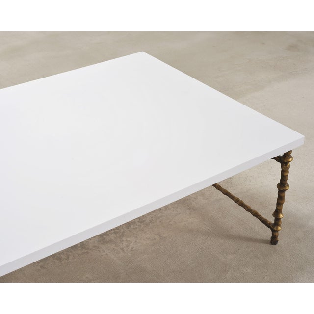 Oly Studio Gilded Iron Faux Bois Branch Diego Cocktail Table For Sale - Image 11 of 17