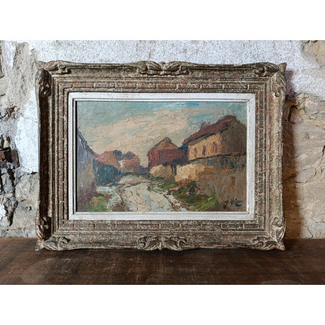 Jh Silles, Landscape, 1950s, Oil Painting on Board, Framed For Sale - Image 10 of 10