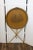Mid 20th Century Mid-Century Italian Tole Tray Table in Yellow With Pastoral Figural Scene For Sale - Image 5 of 14