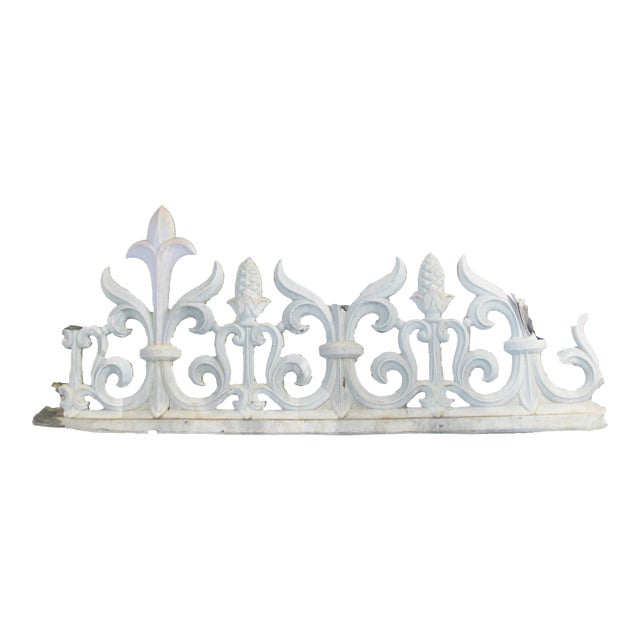 18th C. French Zinc Architectural Element For Sale