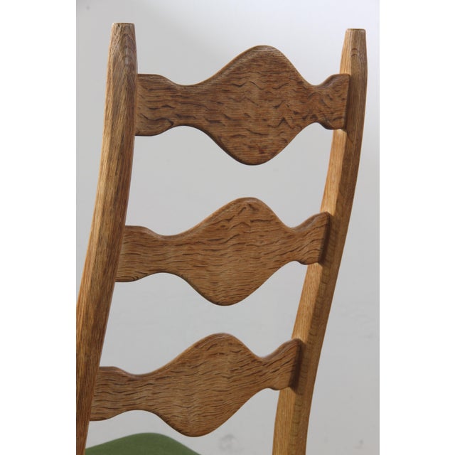 Vintage Danish Tall Back Brutalist Chairs by Henning Kjærnulf, 1960s, Set of 8 For Sale - Image 14 of 18