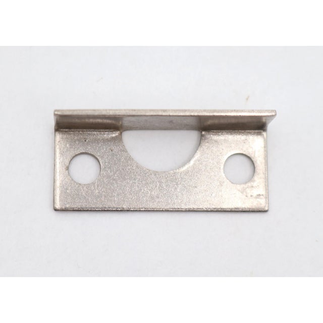 Vintage 9 In. Brass Plated Steel Surface Door Bolt For Sale - Image 6 of 6