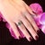 Metal Diamond Emerald Ring 14k White Gold 0.94 TCW Custom Certified For Sale - Image 7 of 8