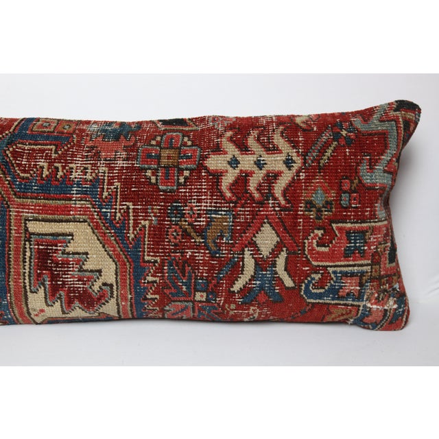Antique Persian Heriz Rug Pillow Cover -16'' X 47''' For Sale In Tampa - Image 6 of 9