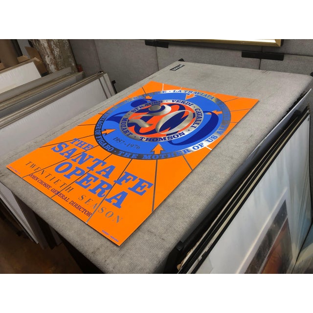 Printmaking Materials Robert Indiana the Santa Fe Opera, 1976 For Sale - Image 7 of 12