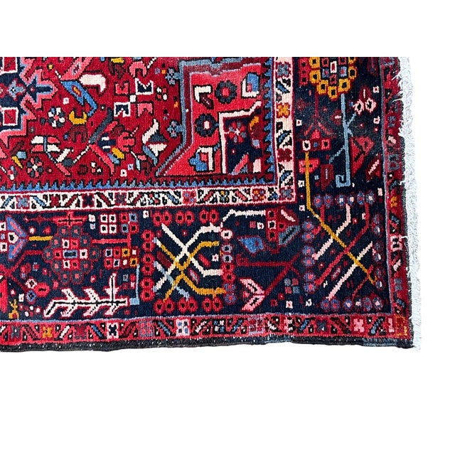 Vintage Persian Karajeh Wool Runner 5’ X 12’1” For Sale - Image 4 of 5