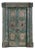 Antique Indian Carved and Painted Teakwood “Krishna” Door + Frame For Sale