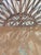 Beautiful continental wrought iron transom wall mirror in excellent condition. Finely hand wrought, heavy glass, later...