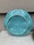 De Sarreguemines French Majolica Oyster Aqua Turquoise Plate Sarreguemines, Circa 1870 For Sale - Image 4 of 5