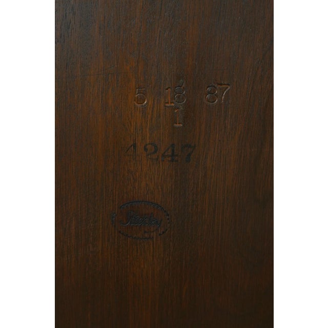 Stickley Regency Style Mahogany Double Pedestal Dining Table For Sale - Image 18 of 18