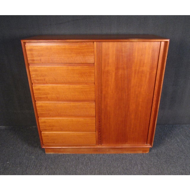 Mid-Century Modern Mid 20th Century Mid-Century Modern Teak Cabinet For Sale - Image 3 of 8
