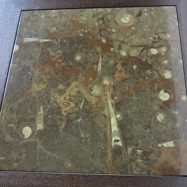 Fossil Side Table by Heinz Lilienthal, 1980s For Sale - Image 4 of 7