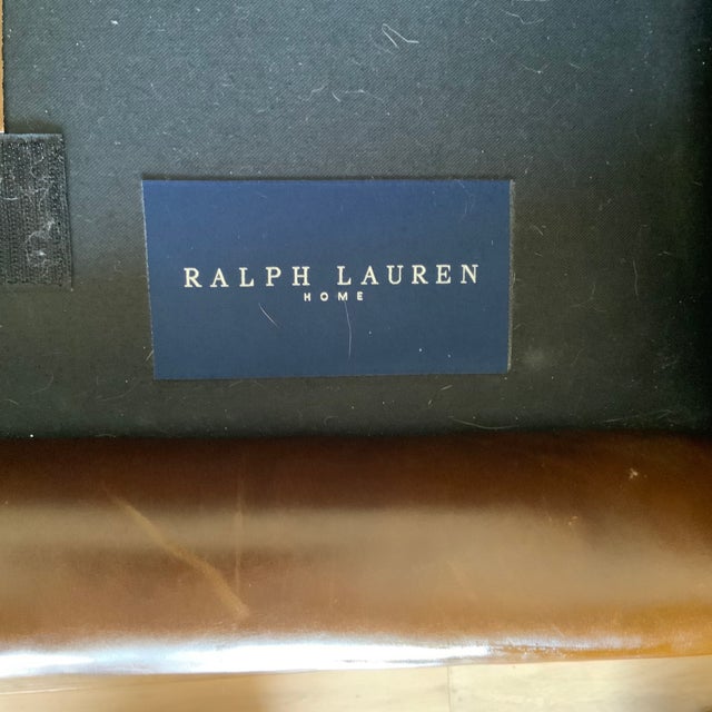 Henredon Ralph Lauren Writer’s Chair and Ottoman For Sale - Image 11 of 12