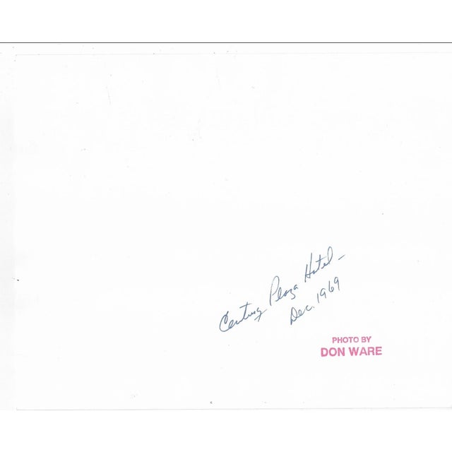 1969 black and white photo by California Don Coleman Ware (1921-2006) of the MCM Century City Plaza in LA. Bearing Ware's...