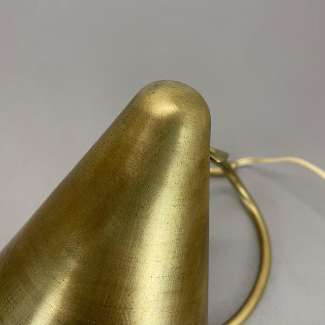 Metal Mid-Century Modern Brass Table Light in the style of Rupert Nikoll, Austria, 1950s For Sale - Image 7 of 18