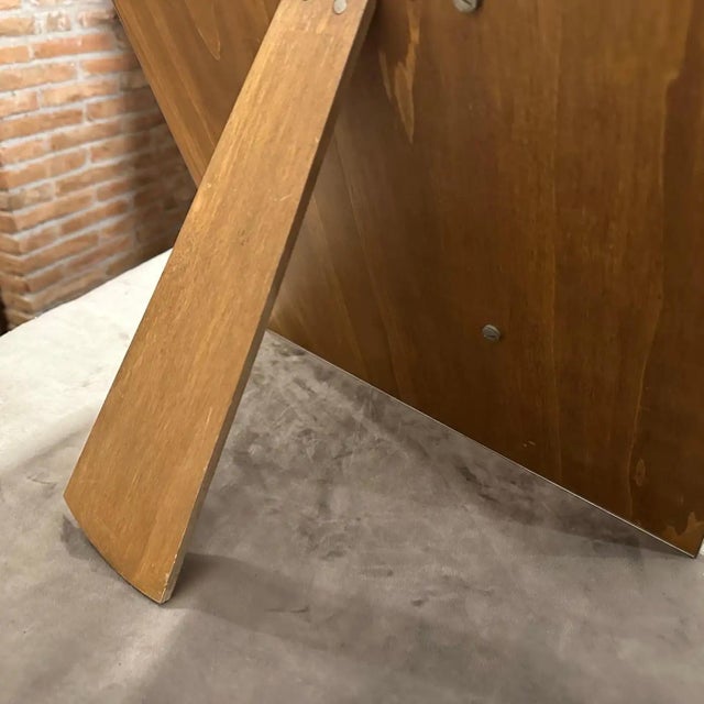 This is a striking 1970s Mid-Century Modern picture frame designed by Felice Antonio Botta. It features a distinctive...