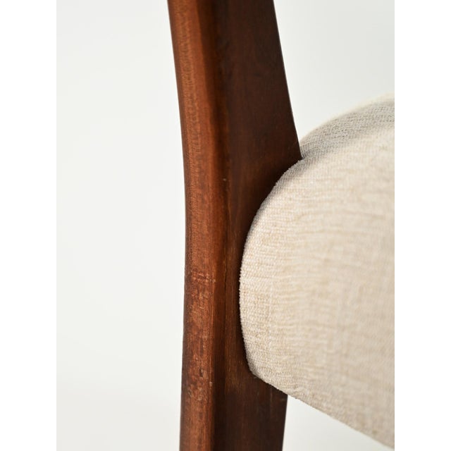 Brown Scandinavian Teak Chairs, 1960s, Set of 6 For Sale - Image 8 of 17