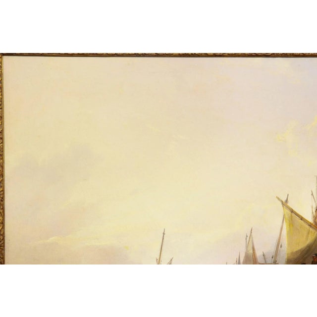 English English Antique Landscape Oil Painting “Start of the Day” by William Shayer Sr. For Sale - Image 3 of 12