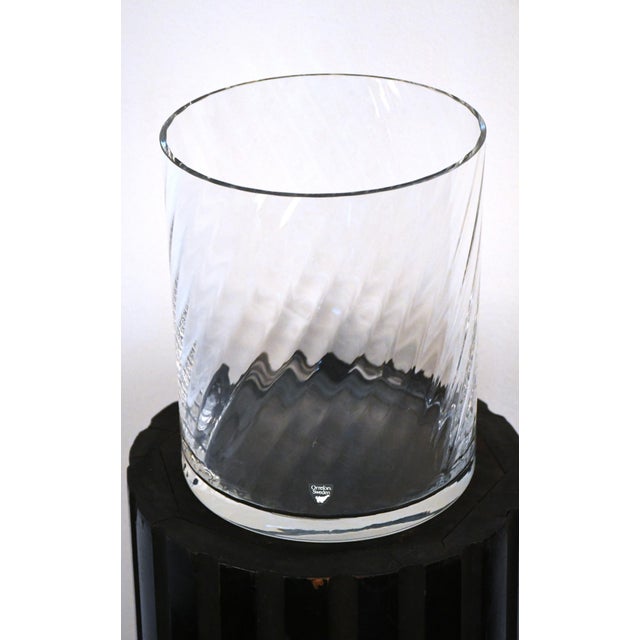 Glass Swedish Art Glass Helena Champagne Cooler by Gunnar Cyrén for Orrefors, 1960s For Sale - Image 7 of 8