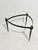Triangular Coffee Table in Iron, Brass and Marble, Italy, 1950 For Sale - Image 9 of 10