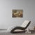 Ancient Italian painting from the 18th century. Oil on canvas famework depicting a seascape with characters and...