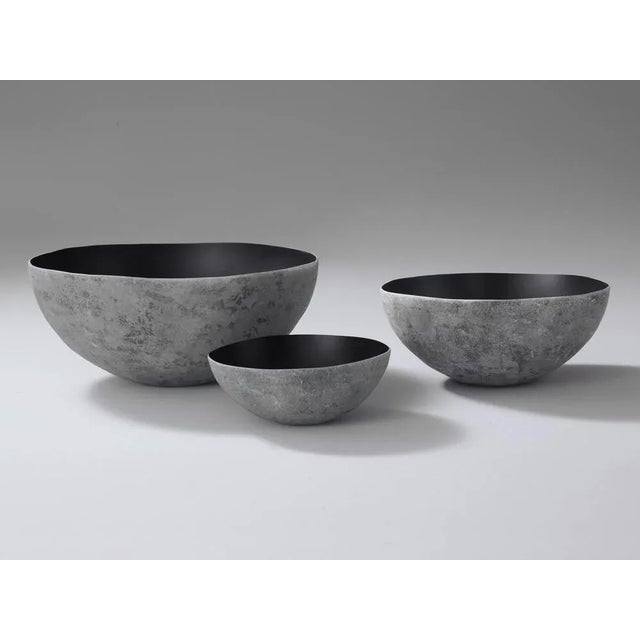 Contemporary Stille Bowls by Imperfettolab, Set of 3 For Sale - Image 3 of 6