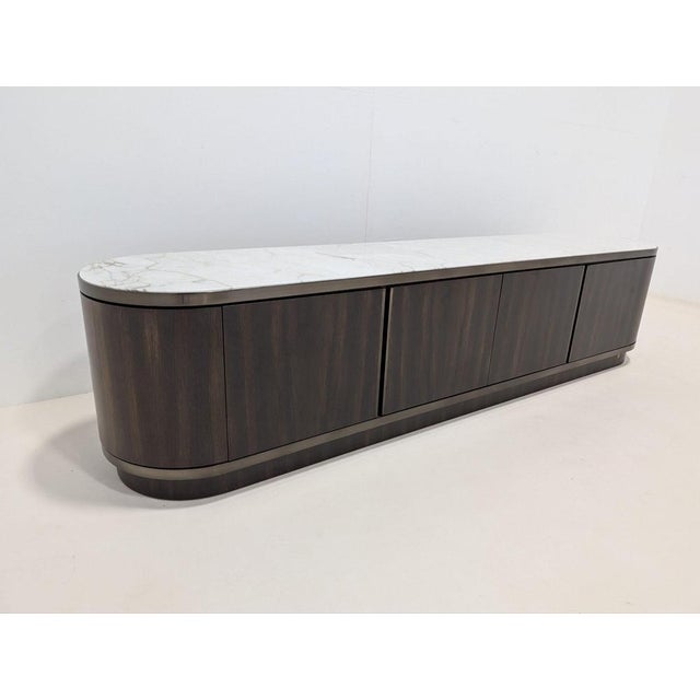 Wood TV Cabinet from Laskasas For Sale - Image 7 of 18