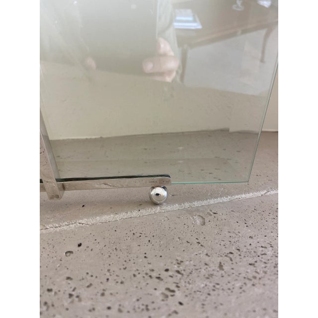 Vintage Ciardini 925 Sterling Silver Glass Picture Frames - Set of 2 For Sale - Image 13 of 14