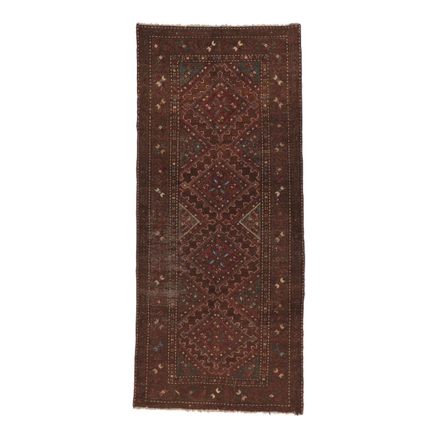 Antique Persian Malayer Rug, 03'00 X 06'10 For Sale