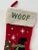 21st Century Hand Hooked Dog Christmas Stocking - "Woof" For Sale - Image 4 of 9