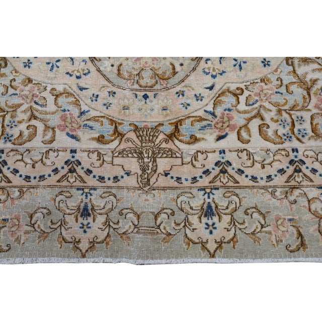 1960s Vintage Turkish Anatolian Professional Hand Knotted Rug, 11'7x18 For Sale - Image 5 of 5